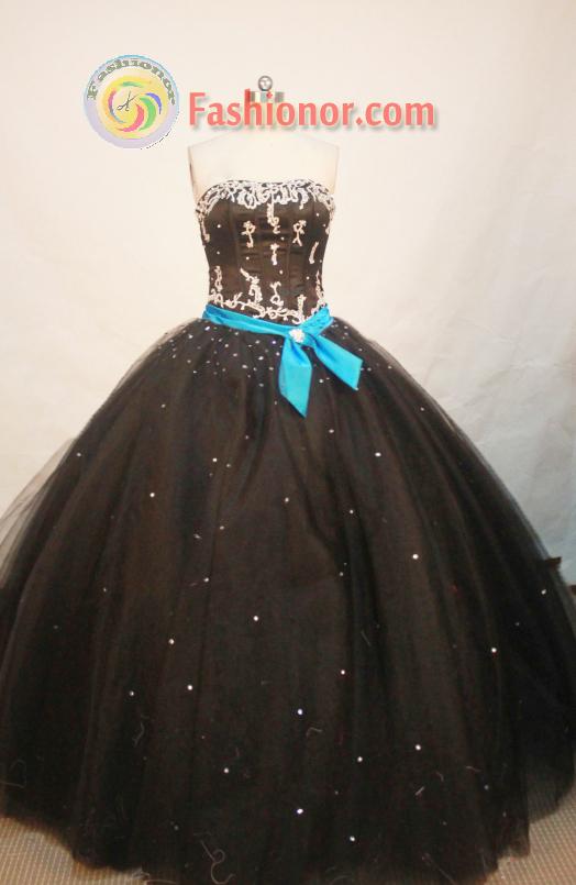 Discount Ball gown Strapless Floor-length Quinceanera Dresses Style FA-W-258