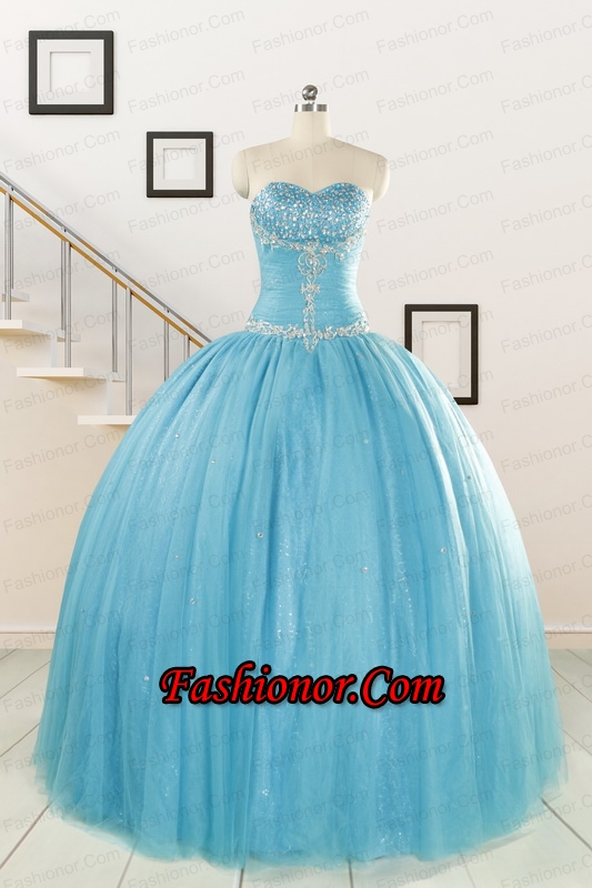 New Style Sweetheart Ball Gown Quinceanera Dresses FNAO0615FOR