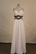 Beautiful Empire Sweetheart Floor-length Prom Dresses  Beading Style FA-Z-00156