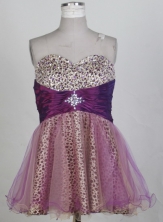 2012 New Short Sweetheart Neck Mini-Length Quinceanera Dresses Style WlX42695