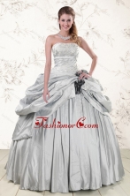 2015 Cheap Quinceanera Dresses with Strapless XFNAO195FOR