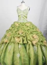 Beautiful Ball gown Strap Floor-length Quinceanera Dresses Style FA-W-r91
