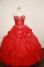 Beautiful Ball gown Sweetheart-neck Floor-length Quinceanera Dresses Style FA-W-180