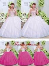 Elegant Ball Gown Sweetheart Quinceanera Dresses with Beading SJQDDT244002FOR