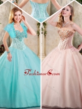 Latest Beading Sweetheart Quinceanera Dresses for 2016 SJQDDT237002-1FOR 