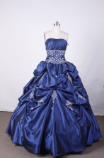 Luxurious Ball Gown Strapless FLoor-Length Quinceanera Dresses Style LZ42417