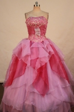 Popular Ball gown Strapless Floor-length Vintage Quinceanera Dresses Style FA-W-318