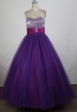 Pretty A-line Sweetheart Floor-length Vintage Quinceanera Dress ZQ12426058