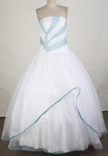 Pretty Ball Gown Strapless Floor-length Vintage Quinceanera Dress ZQ12426059