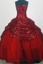 Pretty Ball Gown Sweetheart Floor-length Quinceanera Dress ZQ12426079