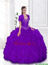 Pretty Ball Gown Sweetheart Quinceanera Gowns in Purple SJQDDT111002-1FOR