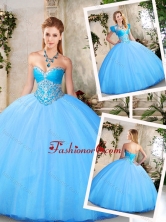 Vintage Sweetheart Quinceanera Dresses with Beading SJQDDT219002FOR