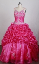 Beautiful Ball gown Strap Floor-length Quinceanera Dresses Style FA-W-r50