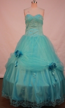 Beautiful Ball gown Sweetheart-neck Floor-length Quinceanera Dresses Style FA-C-111