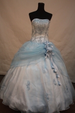 New Ball gown Strapless Floor-Length   Quinceanera Dresses Style FA-Y-154