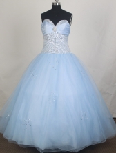 Perfect Ball Gown Sweetheart Floor-length Quinceanera Dress ZQ12426072