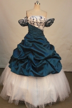 Sweet Ball Gown Off The Shoulder Neckline Floor-Length Quinceanera Style X042413
