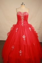 Sweet Ball Gown Sweetheart Neck Floor-Length Quinceanera Dresses Style X042443