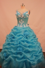 Sweet Ball gown Strap Floor-length Quinceanera Dresses Style FA-C-119