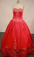 Sweet Ball gown Strapless Floor-Length Quinceanera Dresses Style FA-Y-150