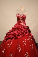 Sweet Ball gown Strapless Floor-Length Quinceanera Dresses Style FA-Y-158