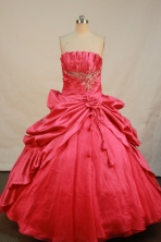 Sweet Ball gown Strapless Floor-length Quinceanera Dresses Style FA-C-093
