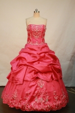 Sweet Ball gown Strapless Floor-length Quinceanera Dresses Style FA-C-103