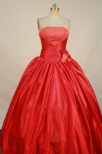 Sweet Ball gown Strapless Floor-length Quinceanera Dresses Style FA-C-109