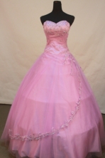 Sweet Ball gown Sweetheart neck Floor-Length Quinceanera Dresses Style FA-Y-109