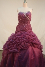 Sweet Ball gown Sweetheart neck Floor-Length Quinceanera Dresses Style FA-Y-141