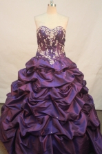 Sweet Ball gown Sweetheart neck Floor-Length Quinceanera Dresses Style FA-Y-169