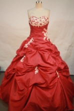 Sweet Ball gown Sweetheart neck Floor-Length Quinceanera Dresses Style FA-Y-171