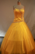 Sweet Ball gown Sweetheart-neck Floor-length Quinceanera Dresses Style FA-C-120