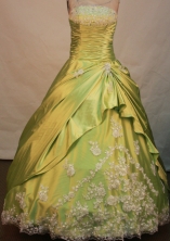 Sweet new Ball gown Strapless Floor-length Quinceanera Dresses Style FA-C-095