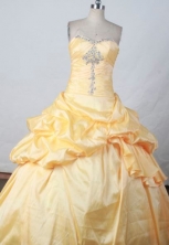 Discount Ball gown Sweetheart neck Floor-Length Quinceanera Dresses Style FA-Y-01