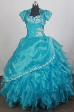 2012 Popular Ball Gown Sweetheart Floor-length Qunceanera Dress Style RQDC010