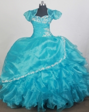 2012 Popular Ball Gown Sweetheart Floor-length Qunceanera Dress  Style RQDC010