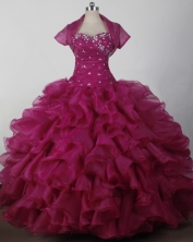 2012 Romantic Ball Gown Sweetheart Floor-length Qunceanera Dress  Style RQDC015