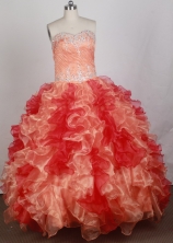 2012 Luxurious Ball Gown Sweetheart Neck Floor-Length Quinceanera Dresses Style JP42608