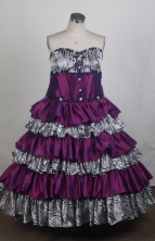 Exquisite Ball Gown Sweetheart Floor-length Quinceanera Dress ZQ12426092