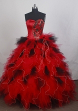 Modest Ball Gown Sweetheart Floor-length Quinceanera Dress ZQ12426087