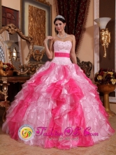 Morales Guatemala Multi-color Sweetheart Ruched Bodice Embellished With Beading 2013 Cheap Quinceanera Dress Style QDZY740FOR