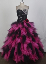 2012 Exquisite Ball Gown Sweetheart Neck Floor-Length Quinceanera Dresses Style JP42646