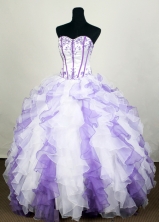 2012 Romantic Ball Gown Sweetheart Floor-length Quinceanera Dress LHJ42710