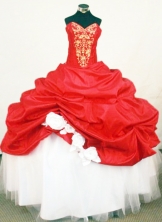 Beautiful Ball Gown Sweetheart Floor-length Quinceanera Dresses Appliques Style FA-Z-0305