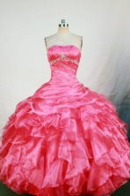 Cute Ball Gown Strapless Floor-length Quinceanera Dresses Style FA-W-324