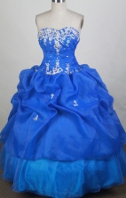 Elegant Ball Gown Sweetheart Floor-length Quinceanera Dress Style FA-W-r35
