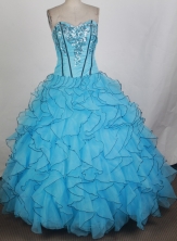 Gorgeous Ball Gown Sweetheart Floor-length Quinceanera Dress ZQ1242601
