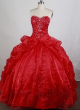 Gorgeous Ball gown Sweetheart Sweep Train Quinceanera Dresses Style FA-W-r60