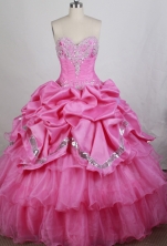 Luxurious Ball gown Sweetheart-neck Floor-length Quinceanera Dresses Style FA-W-r63